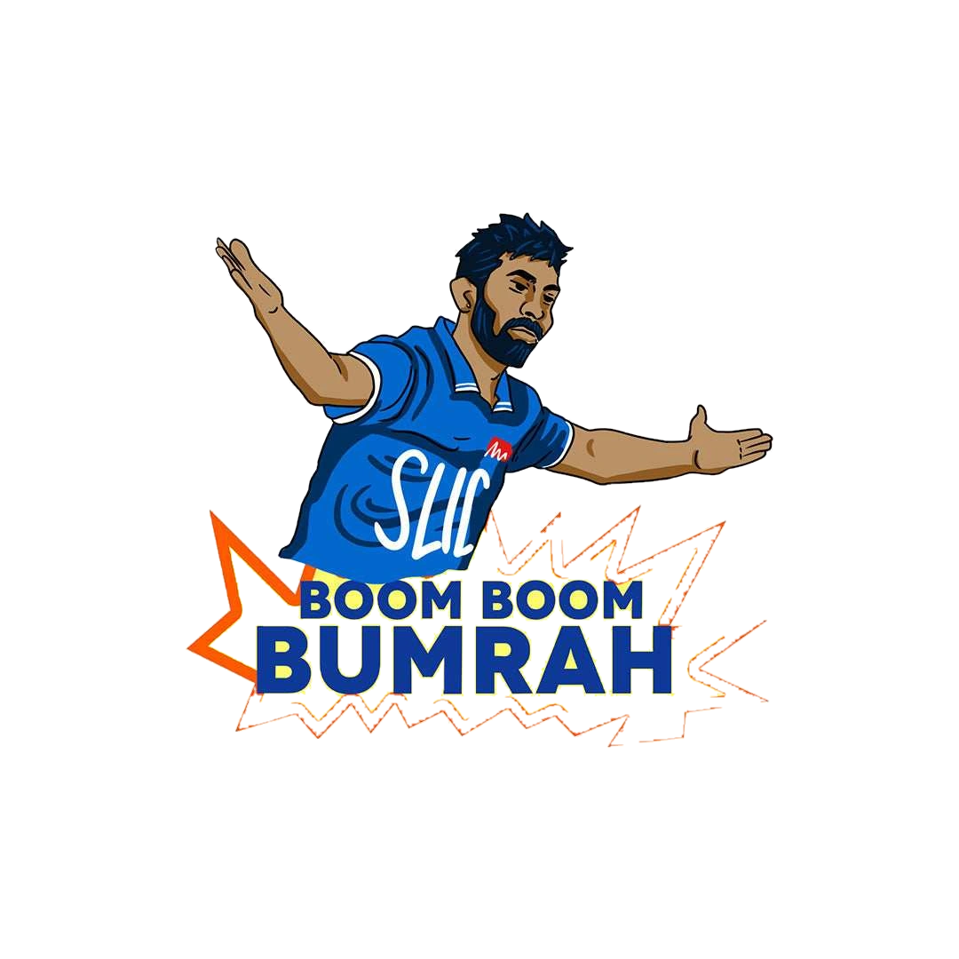 Boom Boom Bumrah Sticker